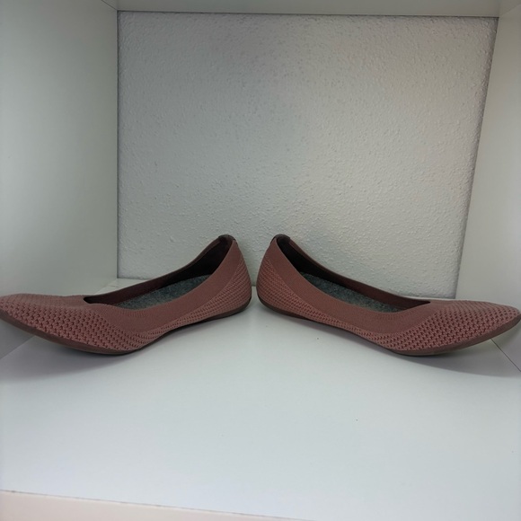 Allbirds Tree Breezers Knit Ballet Flats Women's Size 9 Harvest Rose Mauve Pink - Picture 6 of 8